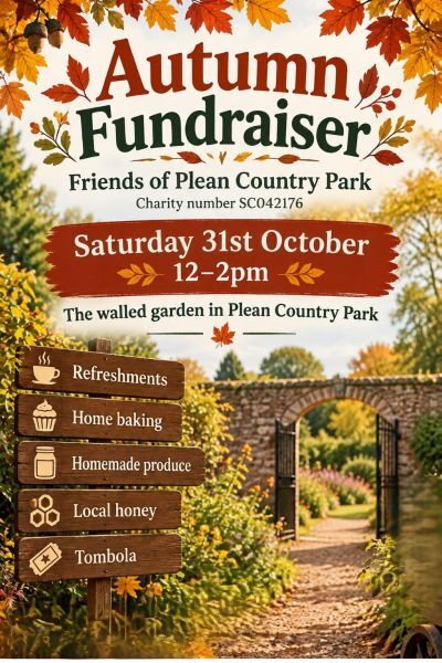 Poster for fundraising event on 31 Oct 2026