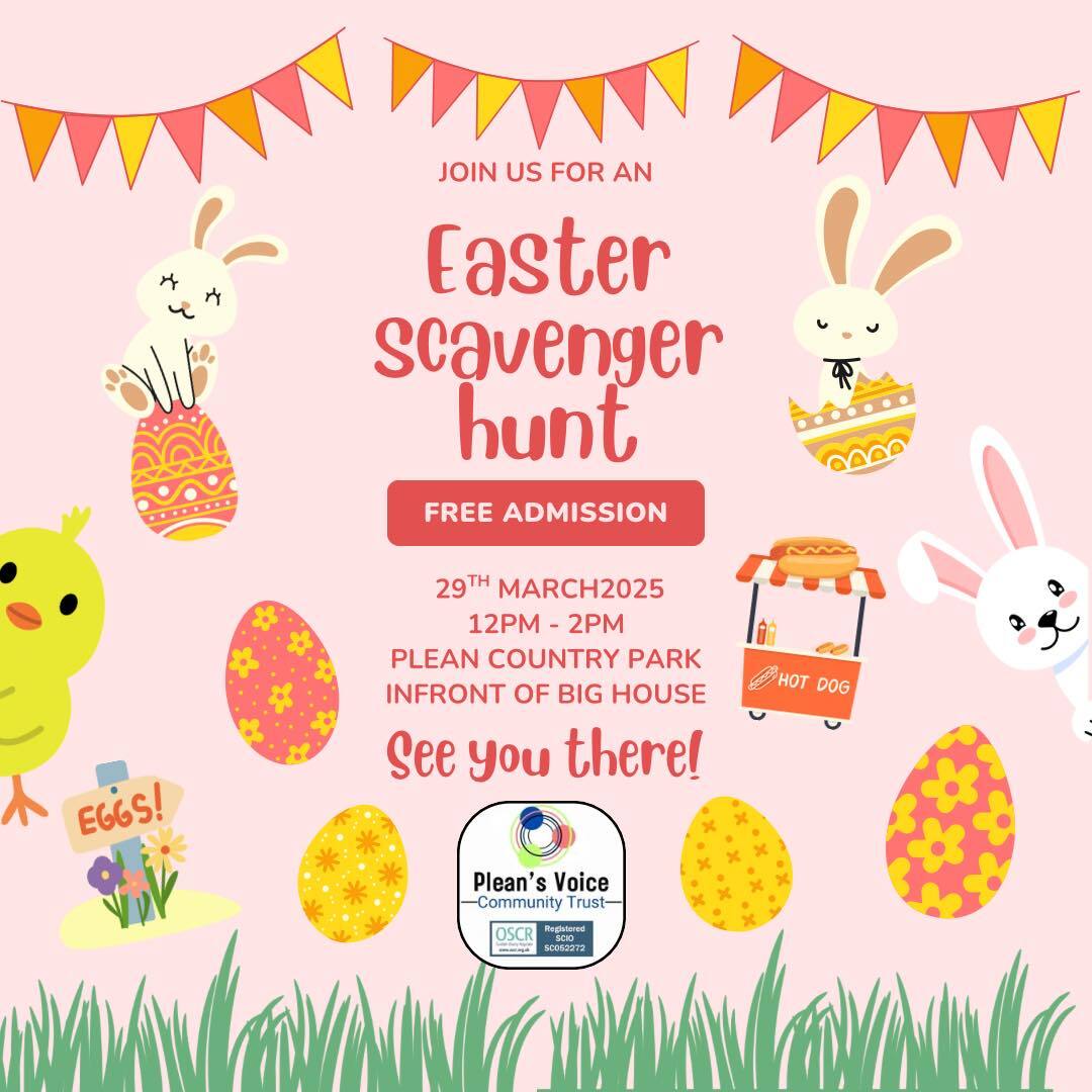 poster for Plean Voice Easter event 2026