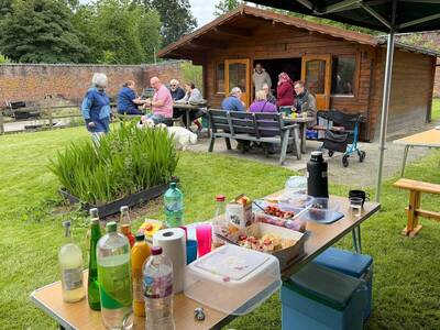 Lots of food and drink