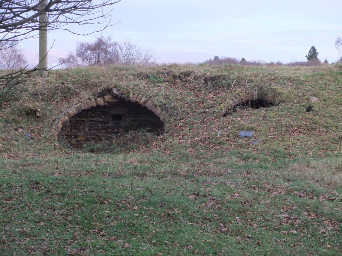View of coke ovens