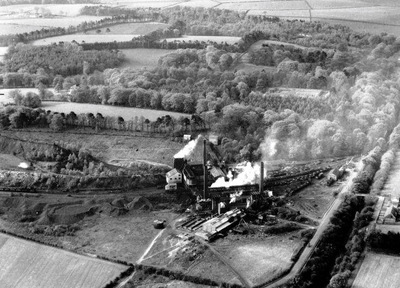 B&W picture of Plean No4 Pit taken 1941