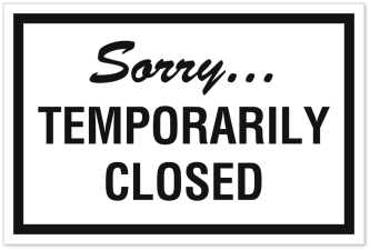 Temporary closure